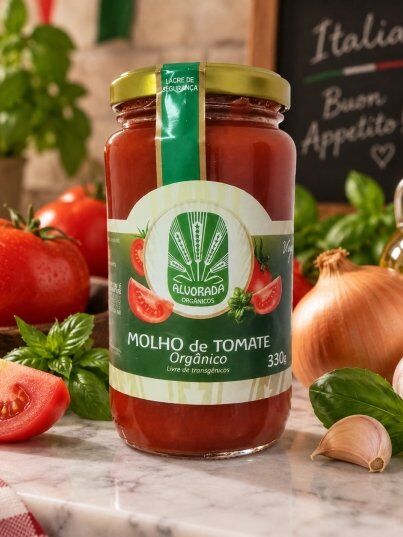 Molhos de Tomate Orgânico